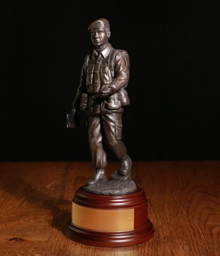 British Army Cadet Outdoors practising map reading. Our Cadet Statuettes make really great farewell and retirement gift ideas for Cadets and Cadet Instructors. The Wooden base and an individually engraved brass plate are included.