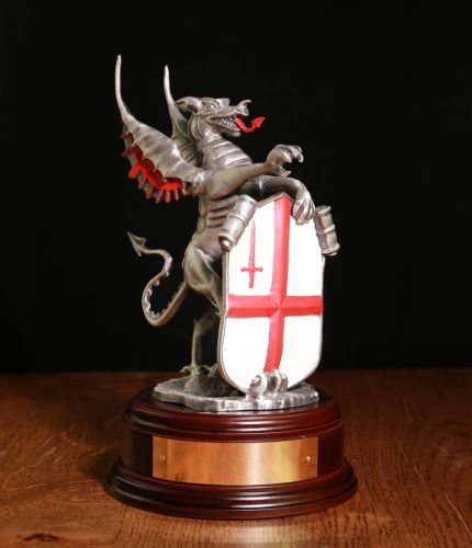 Hand Made Pewter City of London Dragon Boundary Marker. 

We offer a choice of bases and engraving options