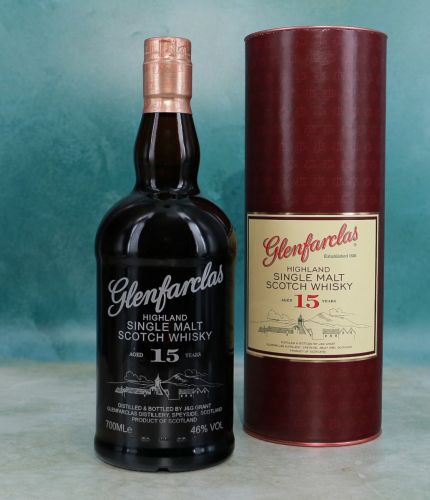 15 year old 70cl bottle of Glenfarclas Single Malt Scotch Whisky fully engraved. The set up and engraving is included and we'll sort out the exact engraving details after you order.