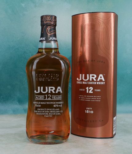 Isle of Jura, Single Malt Scotch Whisky, 12 Years Old, Engraved to your exact requirements. We sort out the engraving details during and after the order. We always agree pre-production proofs