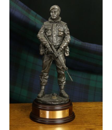 Royal Air Force Regiment Airman on Foot Patrol in Ulster, We offer a choice of finishes, wooden bases and free engraving