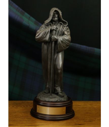A 12" scale sculpture of a Pilgrim. We include the standard wooden base and an engraved brass plate( if required) as part of any order.