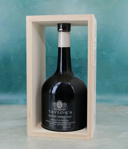 A Fully Engraved limited-edition Reserve Tawny Port from Taylor's, which pays homage to its long history. This delicious port is made from a carefully-selected blend of Taylor's tawny stocks and has all of the brand's characteristic richness.