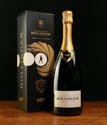 2025 Christmas Limited Edition - a bottle of 007 Bollinger Special Cuvee Champagne.  We work with you after ordering and agree the engraving design prior to engraving.